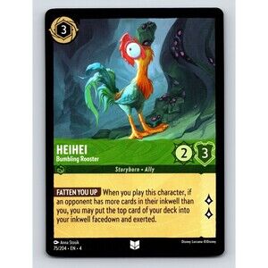 Basic Heihei HP Unknown Fatten You Up Ability Chicken Disney Lorcana